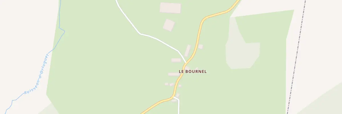 Plan du 9 Le Bournel à Bonnefond
