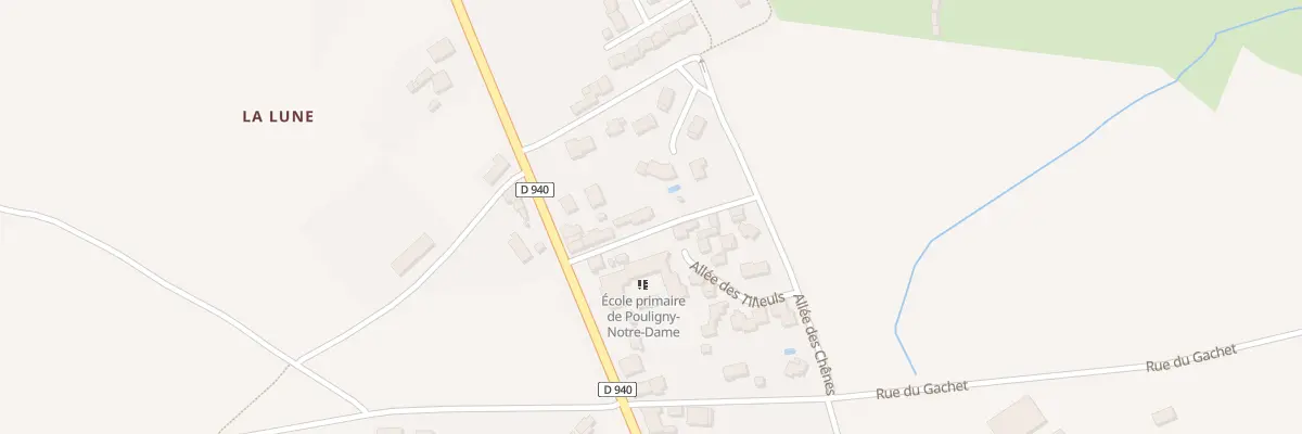 Plan du 15 Rue de la Chaume Blanche à Pouligny-Notre-Dame