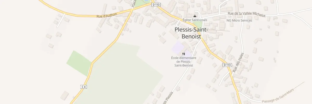 Plan du 2 Imp des Pilliers à Plessis-Saint-Benoist
