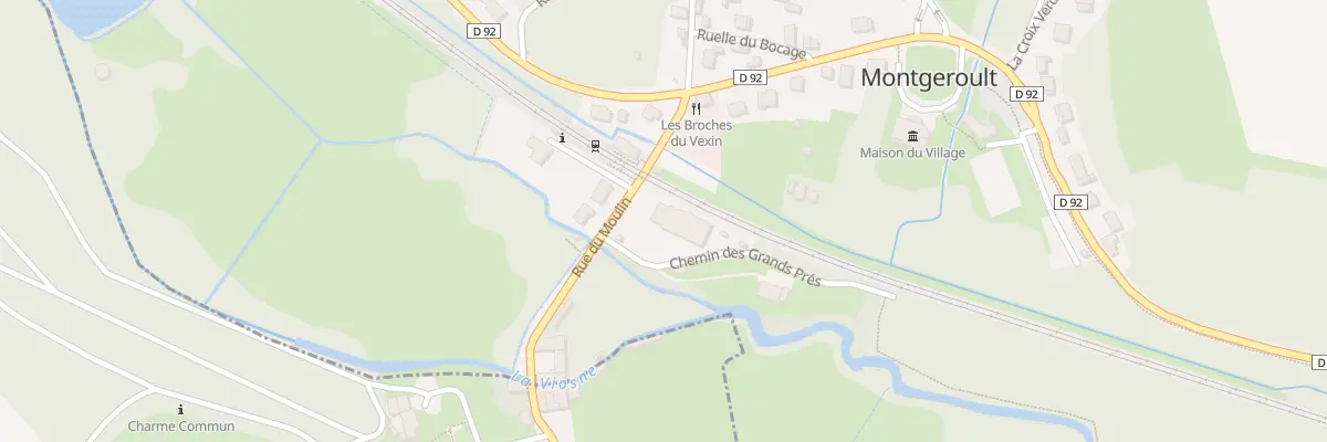 Plan du 5 Rue du Moulin à Montgeroult