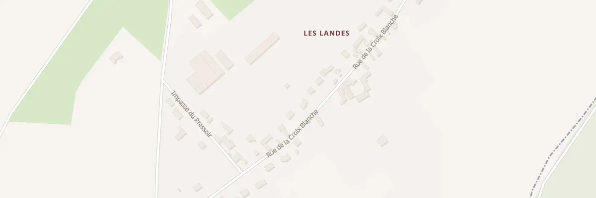 Plan du 17 Rue de la Croix Blanche au Mesnil-Théribus