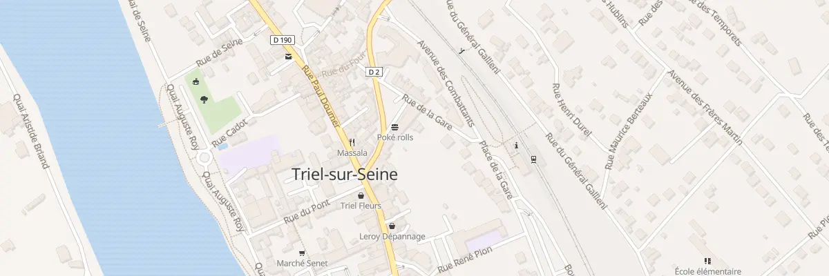 Plan du 4 Rue de la Gare à Triel-sur-Seine