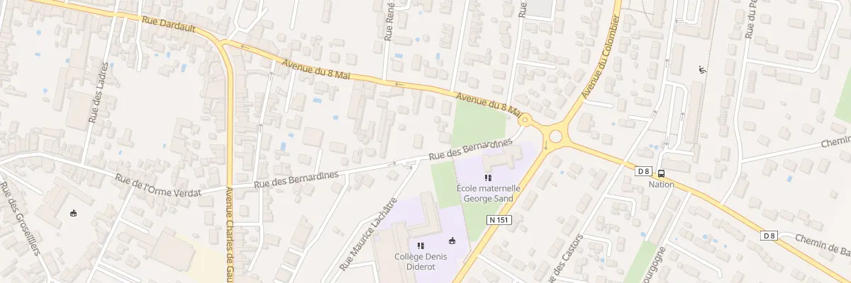 Plan du 17 Rue des Bernardines à Issoudun