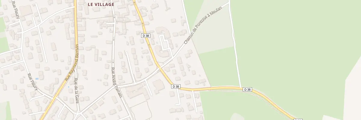 Plan du 8 Rue Pontoise à Courdimanche