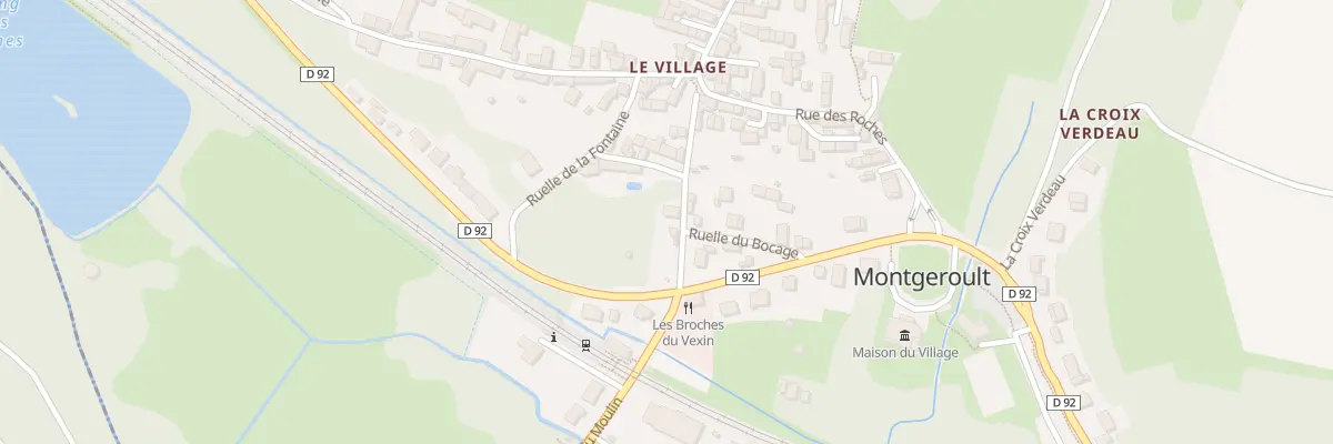 Plan du 1 Rue du Raidillon à Montgeroult