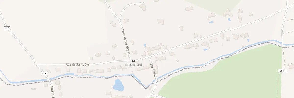 Plan du 38 Rue de St Cyr à Longvilliers