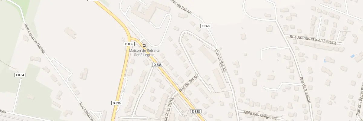 Plan du 40 Rue de Bel Air à Dourdan