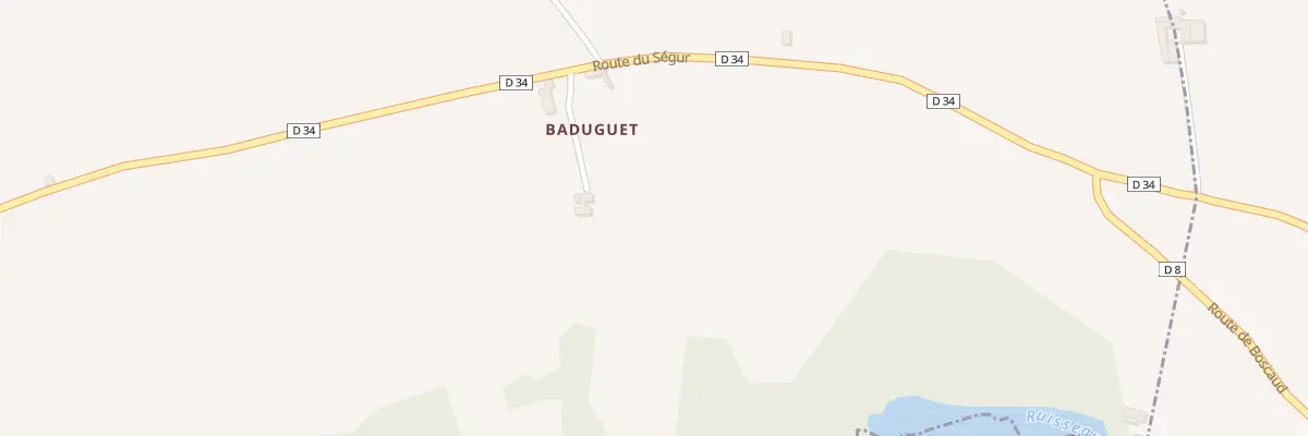 Plan du 5178 Baduguet à Saint-Martin-Laguépie