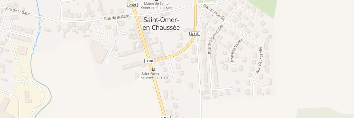 Plan du 16 Rte d’Oudeuil à Saint-Omer-en-Chaussée