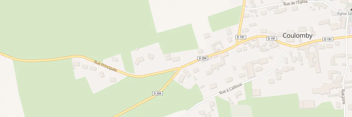 Plan du 170 Rue Principale à Coulomby