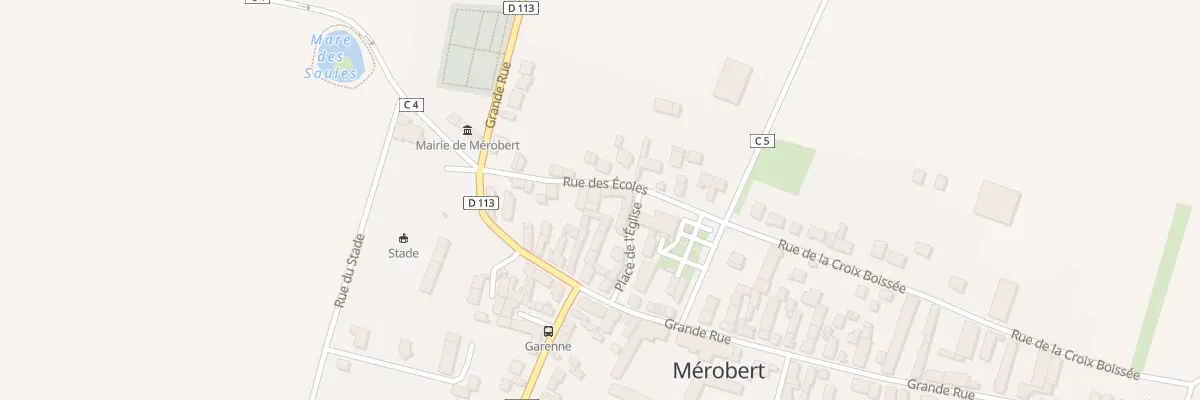 Plan du 2 Rue des Ecoles à Mérobert