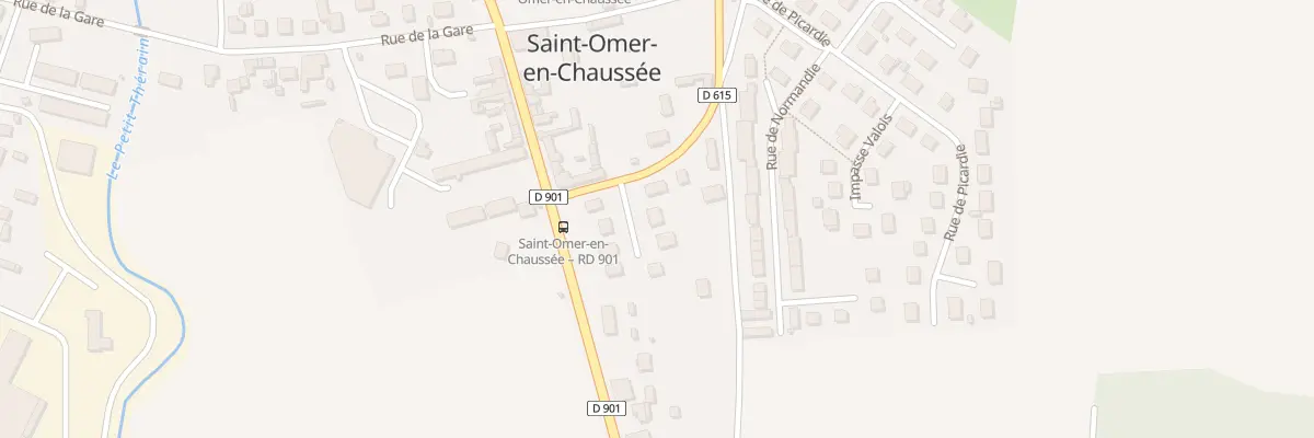 Plan du 14 Rte d’Oudeuil à Saint-Omer-en-Chaussée