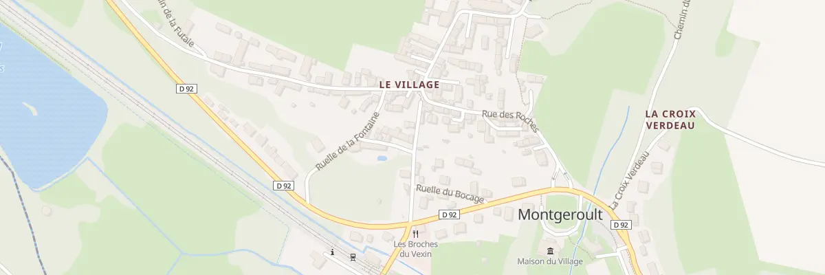 Plan du 3 Rue du Raidillon à Montgeroult