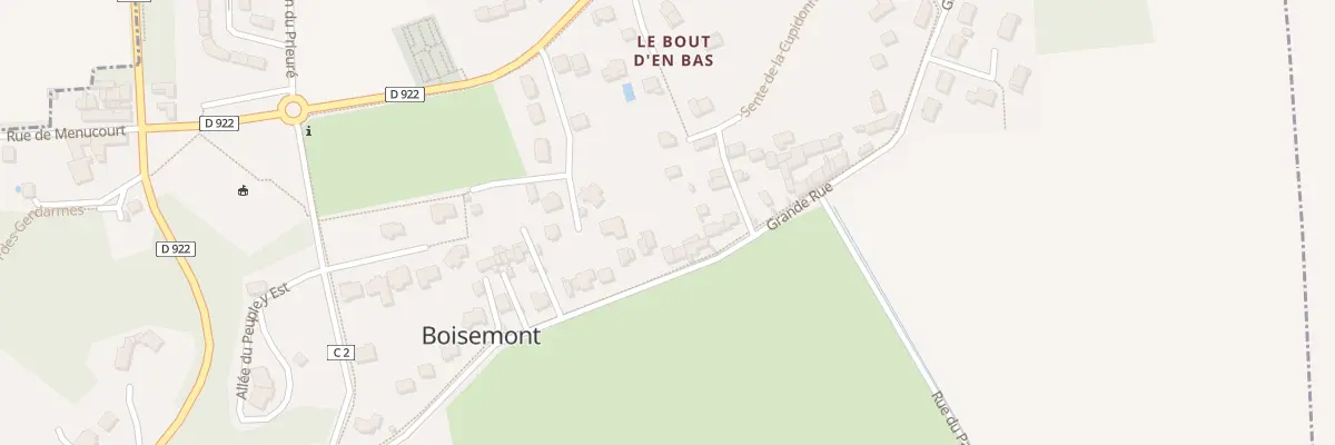 Plan du 66 Gr Grande Rue à Boisemont