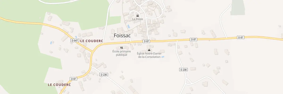 Plan du 5002 Foissac à Foissac