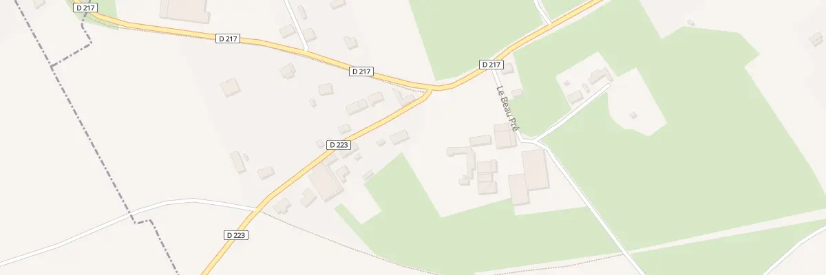 Plan du 1 Rte d’Audrehem à Bonningues-lès-Ardres