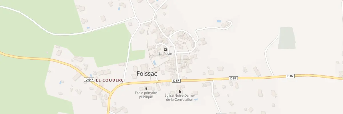 Plan du 5030 Foissac à Foissac