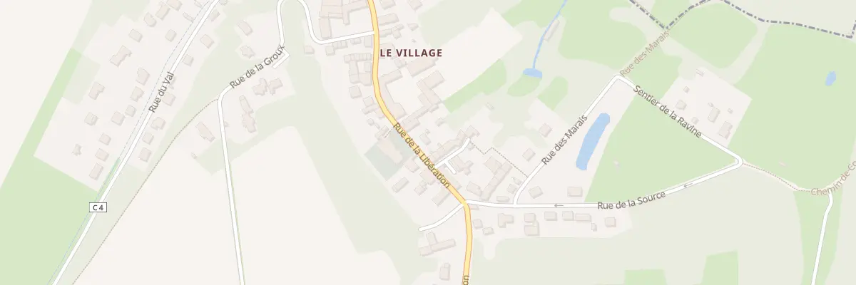 Plan du 21 Rue de la Libération à Courcelles-sur-Viosne