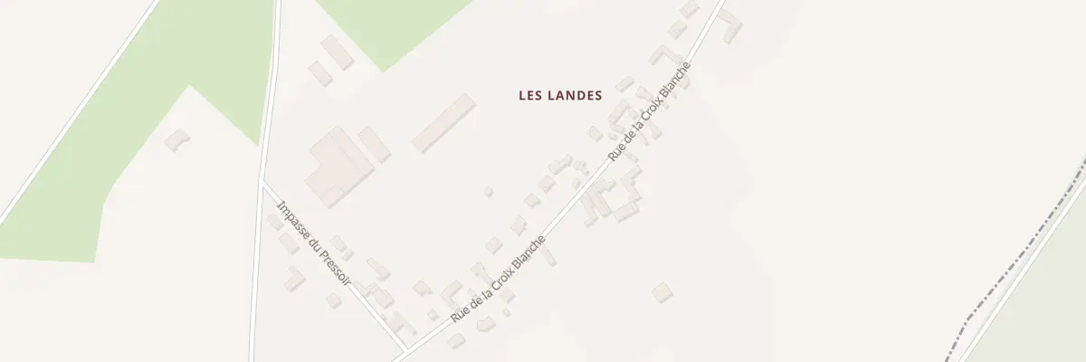 Plan du 21 Rue de la Croix Blanche au Mesnil-Théribus