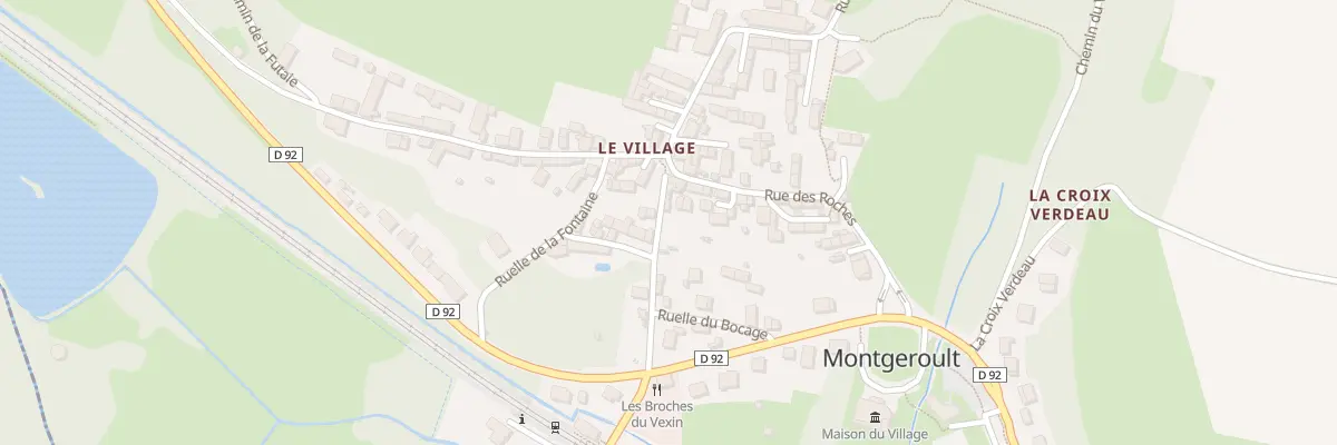 Plan du 4 Rue du Raidillon à Montgeroult