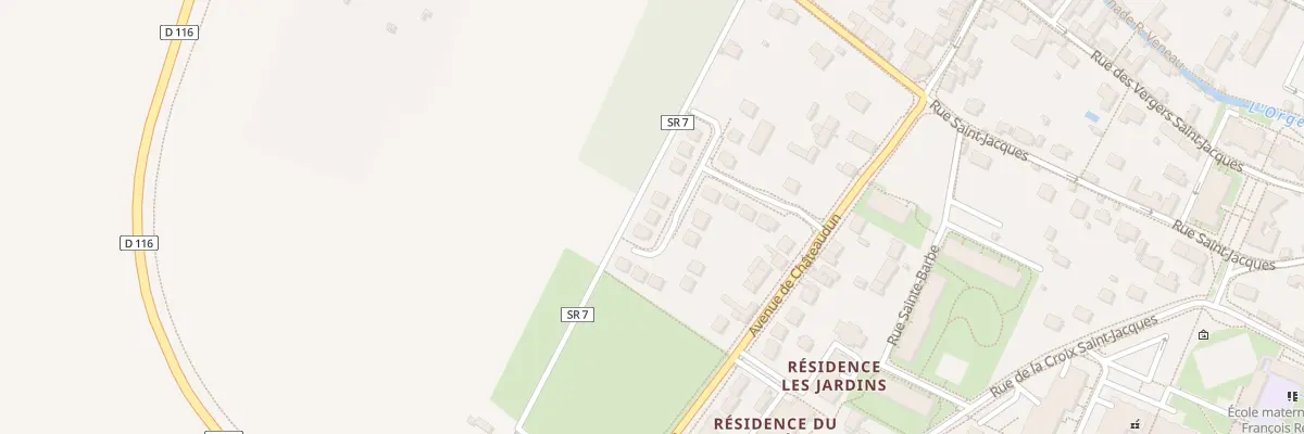 Plan du 15 Rue des Maraîchers à Dourdan