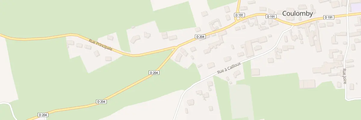 Plan du 1 Rte de Verval à Coulomby