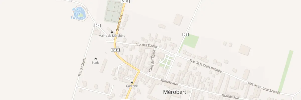 Plan du 8 Pl de l’Eglise à Mérobert