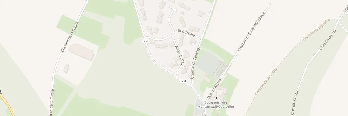 Plan du 3 All du Parc à Montgeroult