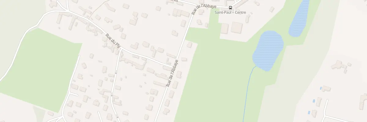 Plan du 26 Rue de l’Abbaye à Saint-Paul