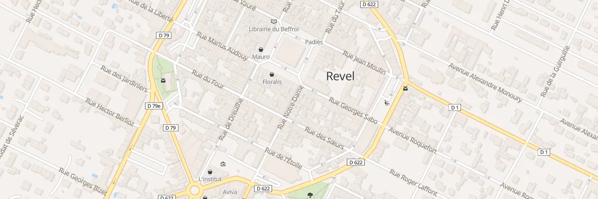 Plan du 9 Rue Notre Dame à Revel