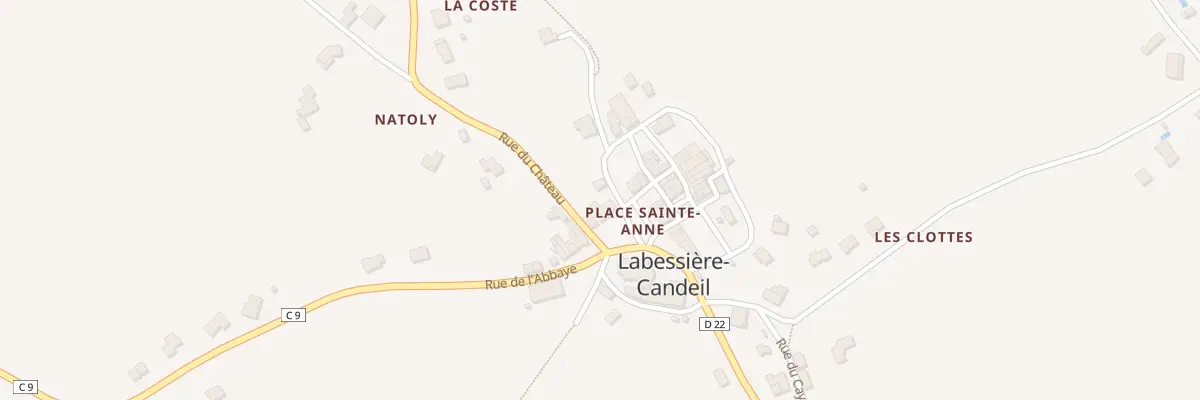 Plan du 5027 Labessiere Candeil à Labessière-Candeil