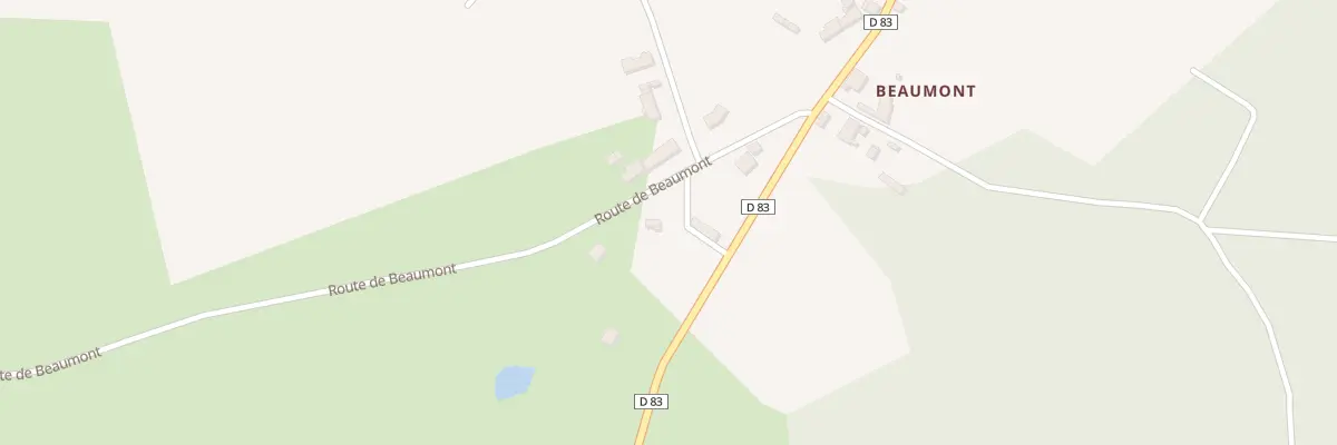 Plan du 24B Rte de Beaumont à Briantes