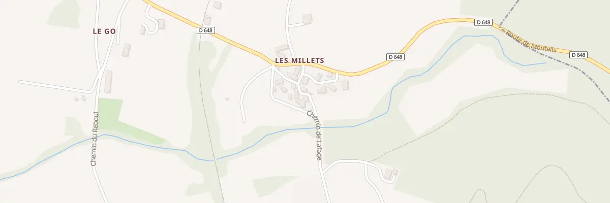 Plan du 5227 Les Millets à Monteils