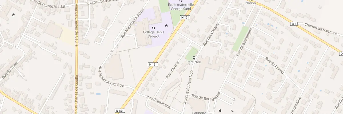 Plan du 23 Av des Bernardines à Issoudun