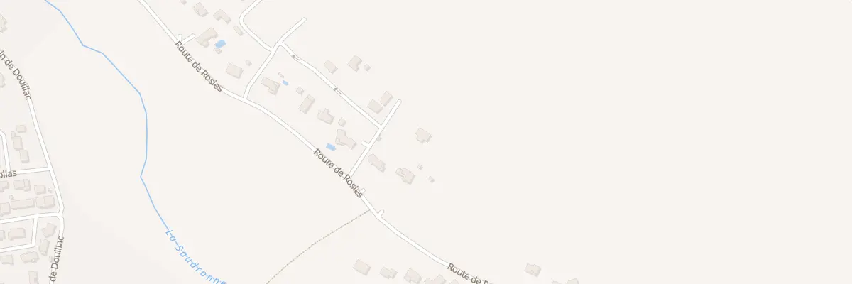 Plan du 45 Rte de Rosies à Lagrave
