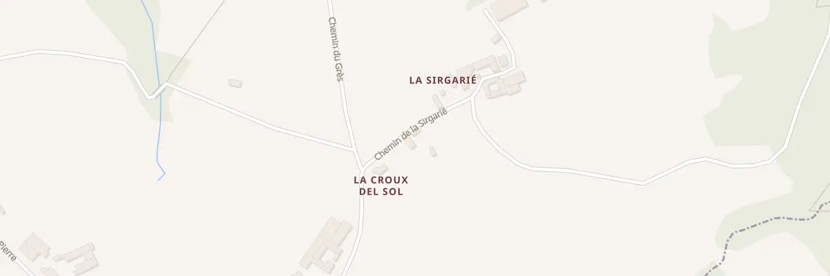 Plan du 5183 La Sirgarie à Saint-Martin-Laguépie