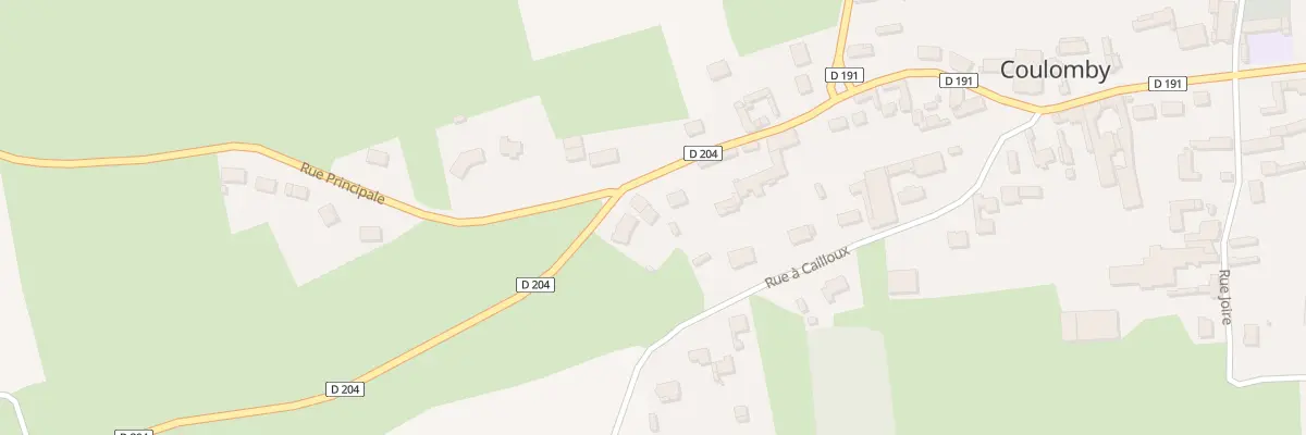 Plan du 169B Rue Principale à Coulomby
