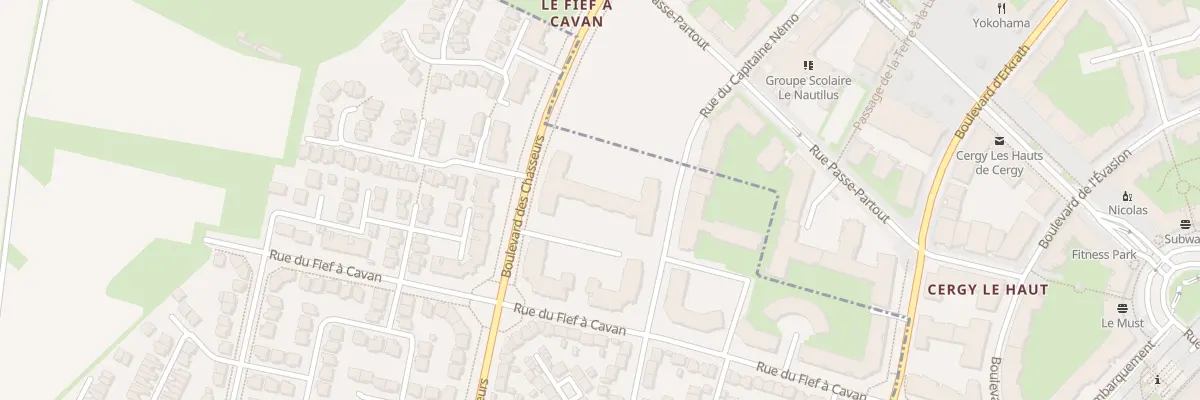 Plan du 3 Rue Capitaine Nemo à Courdimanche