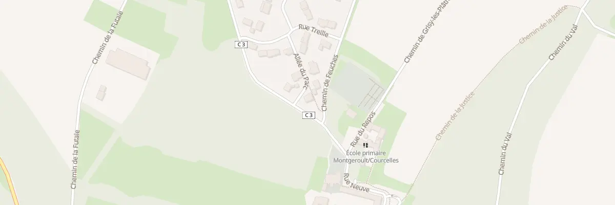 Plan du 2 All du Parc à Montgeroult