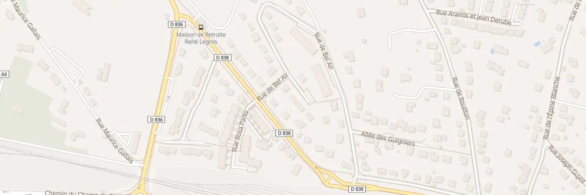 Plan du 48 Rue de Bel Air à Dourdan