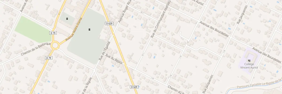 Plan du 48 Rue du Commandant Mathieu à Revel