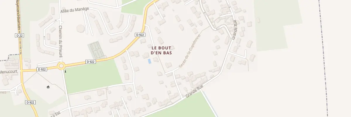 Plan du 14 Sen de la Capidonne à Boisemont