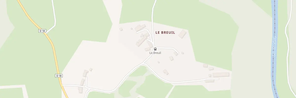 Plan du 6 Le Breuil à Mazeirat