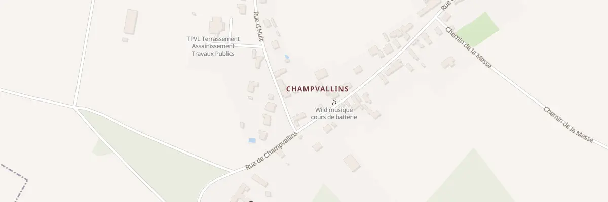 Plan du 778 Rue de Champvallins à Sandillon
