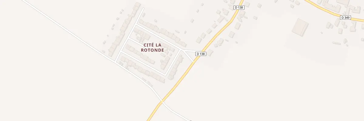 Plan du 1 Cite la Rotonde à Marconnelle