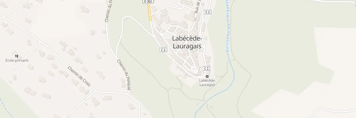 Plan du 43 Rue des Pyrénées à Labécède-Lauragais