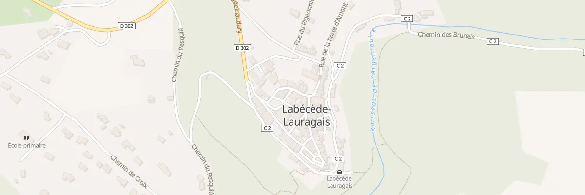 Plan du 28 Rue du Presbytère à Labécède-Lauragais