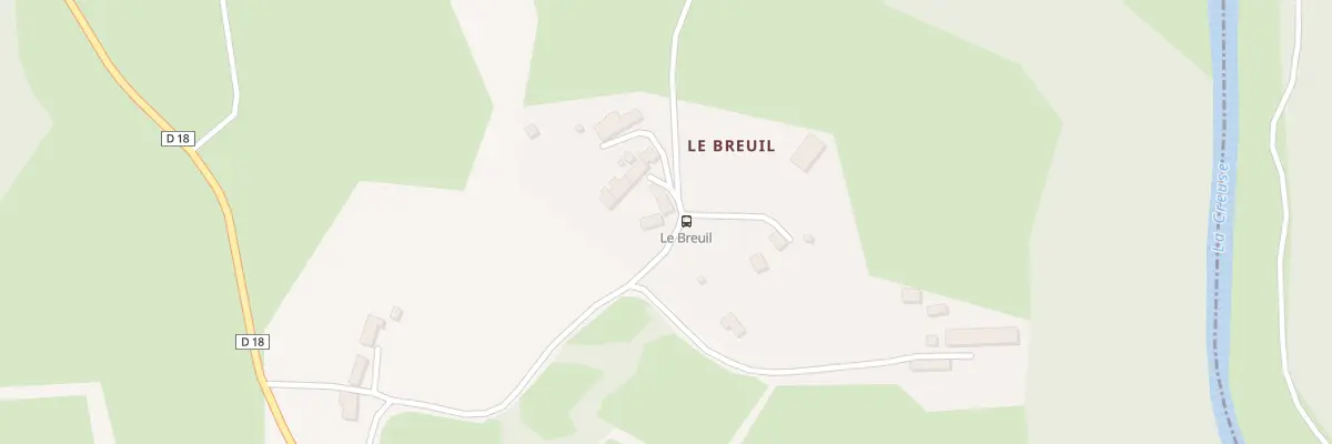 Plan du 7 Le Breuil à Mazeirat