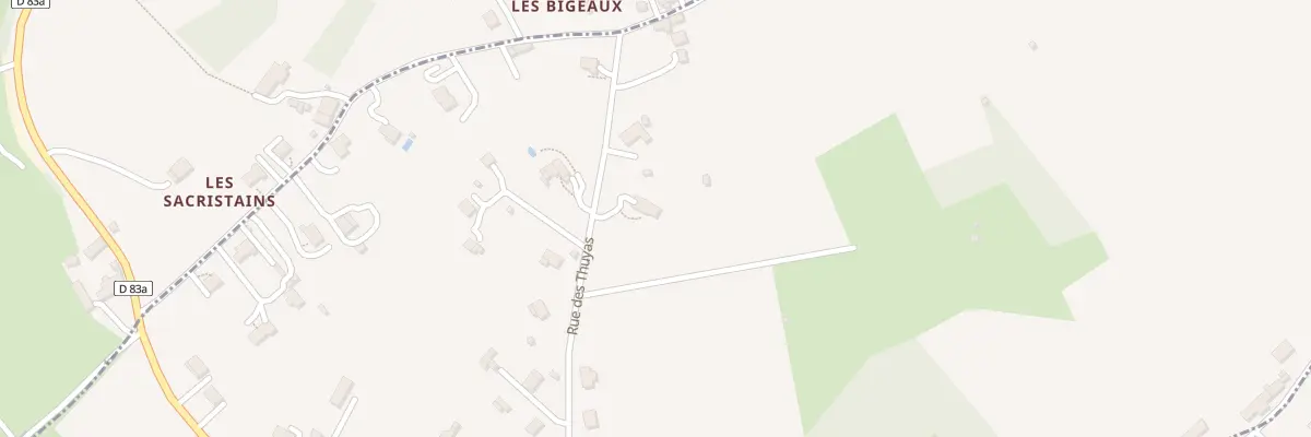 Plan du 7 Rue des Thuyas à Lacs