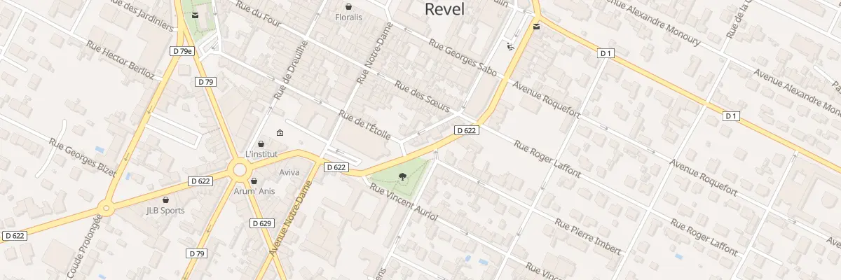 Plan du 12 Bd Carnot à Revel